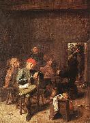 Peasants Smoking and Drinking Adriaen Brouwer